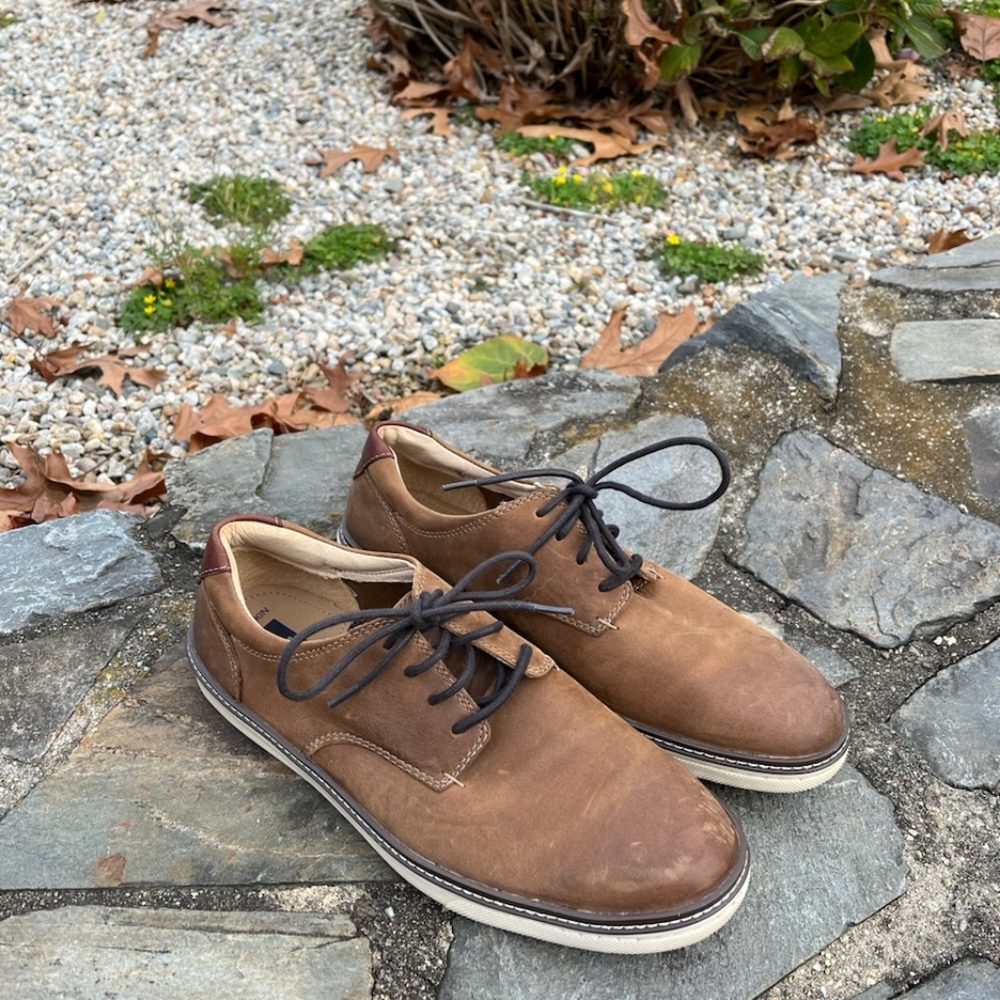 Johnston & Murphy sheepskin sneaker
